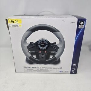 Hori Racing Wheel 3 with Foot Pedals for Playstation 3 PS3 UHP3-70
